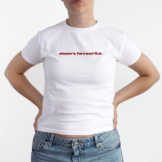 'MUM'S FAVOURITE' BABY TEE