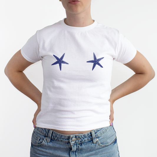 'STAR NIPS' BABY TEE